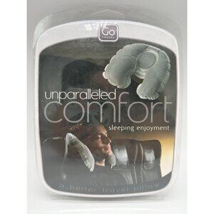 Go Travel Super Snoozer Ergonomic Travel Pillow With Memory Foam For Correct Sle